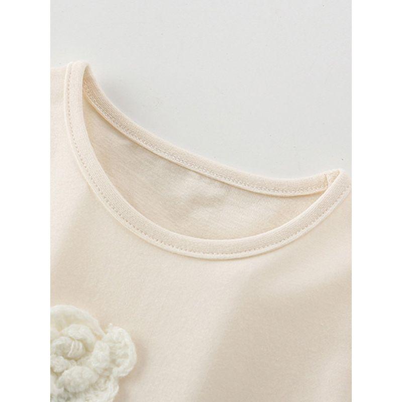 Cross-Border Girls' Summer Outfit, Stylish Floral Baby Summer Clothes, Thin Baby Clothes, Little Girl's Short-Sleeved Two-Piece Set