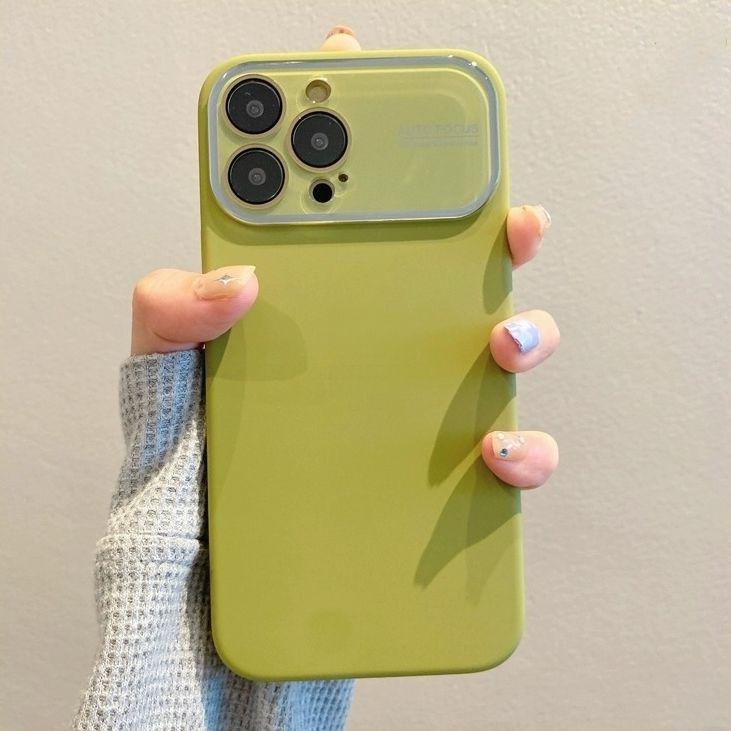 Silicone Phone Case for iPhone 15 ProMax- Liquid Silicone iPhone Cover with Large Window Drop-Resistant for Apple iPhone 15/14/13/12/11/XS