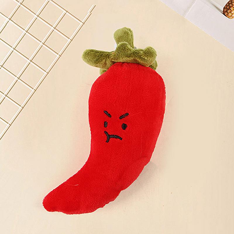Plush Vegetable Dog Toy Dog Plush Vegetable Themed Interactive Stuffed Toy Vegetable Shaped Chewing Toy Sturdy Small Puppy Toys