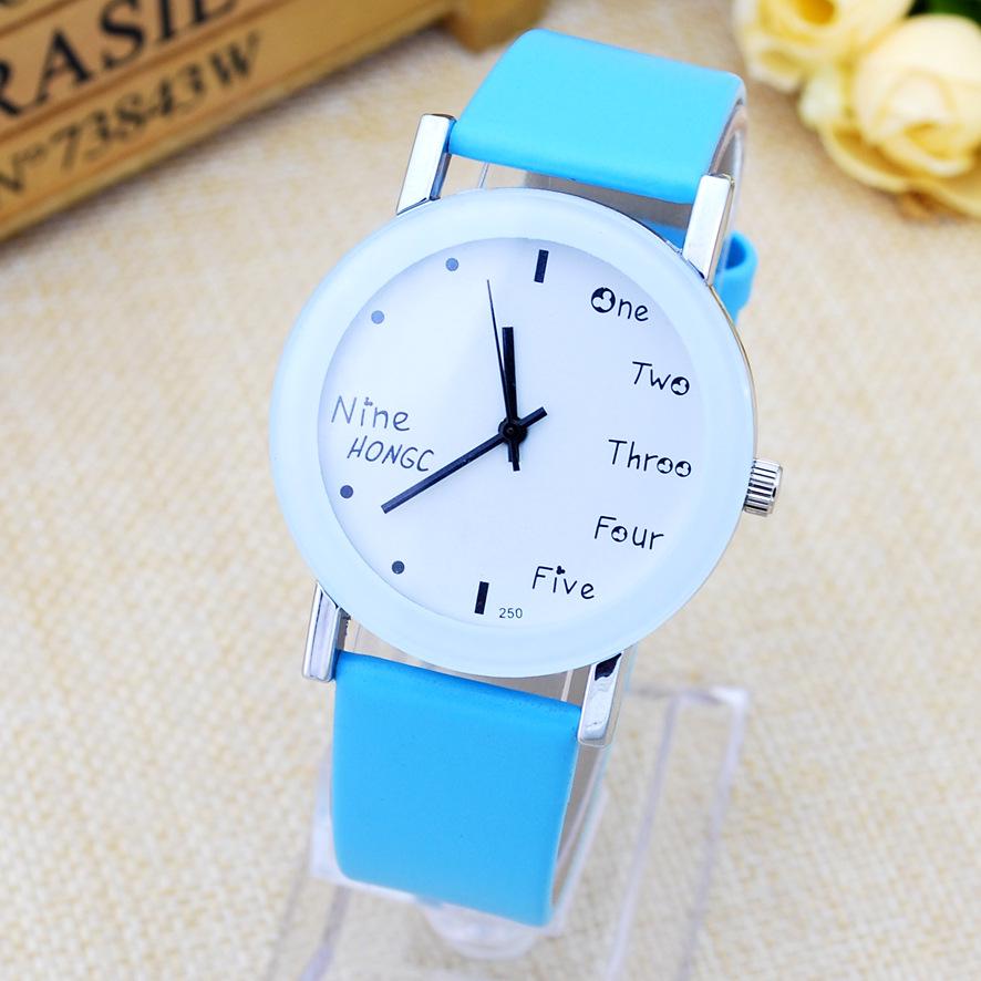 School Gifts, Simple Trend Fashion Boys And Girls English Moment With Characters, Middle School Students English Watch 798