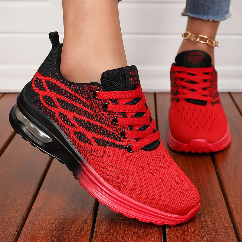 Walking Shoes Air Cushion Running Shoes Women Mesh Anti-Slip Wear-Resistant Breathable Casual Sneakers Women Shoes