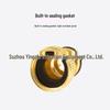 Universal 4-Point Internal Thread Copper Faucet Adapter - Quick Connect Nipple for Water Pipes