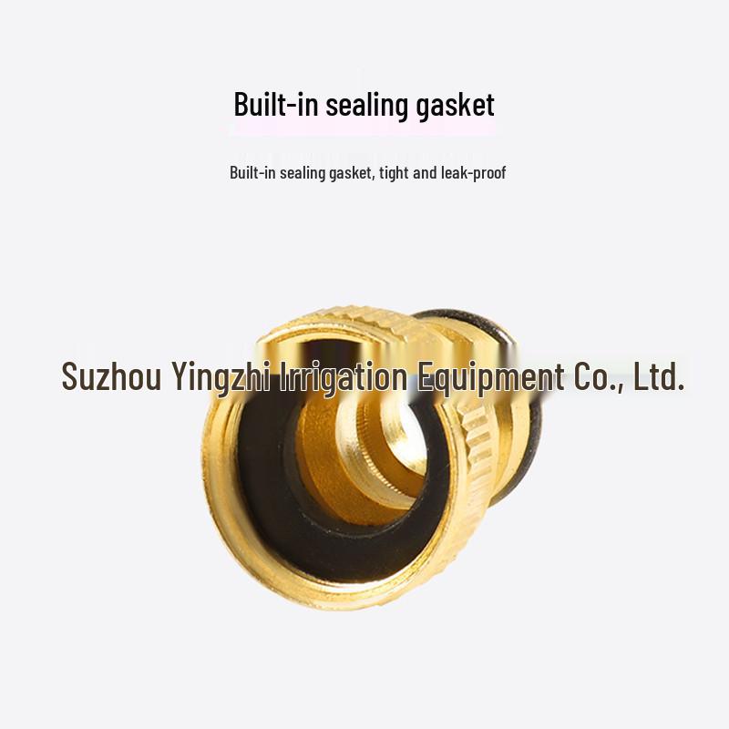 Universal 4-Point Internal Thread Copper Faucet Adapter - Quick Connect Nipple for Water Pipes
