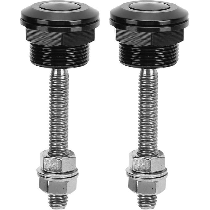 Universal Hood Pins 22mm Aluminum Quick Release Lock Heavy Duty Automotive Fastener Set 2 Pack