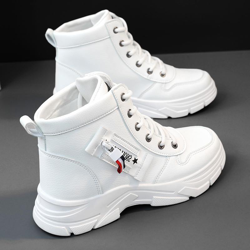 High-top new early autumn thick-bottomed mountaineering British style Martin boots sports niche short boots