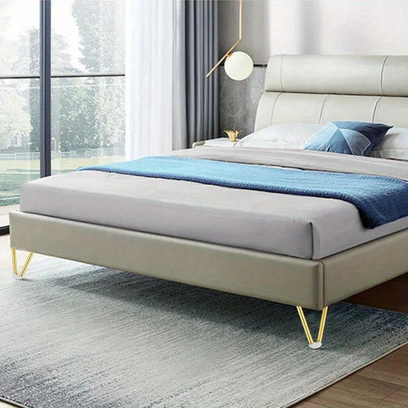 4pcs Furniture Heavy Duty Metal Furniture Legs Rubber Floor Protectors Cabinet Legs Sofa Legs Dresser DIY Dresser Stand Table