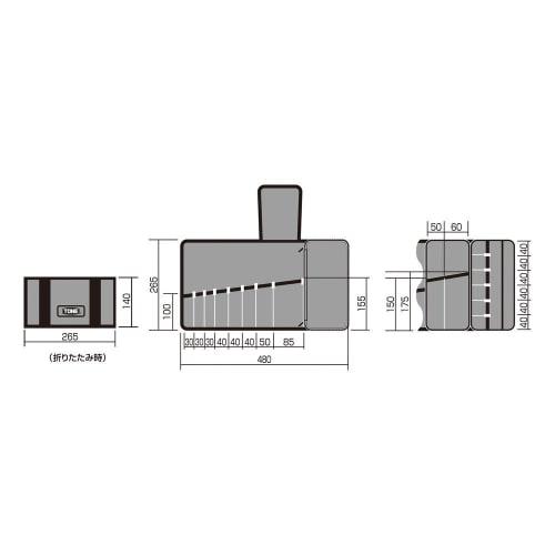 TONE Tool Bag (Multi Type) BG1 Black