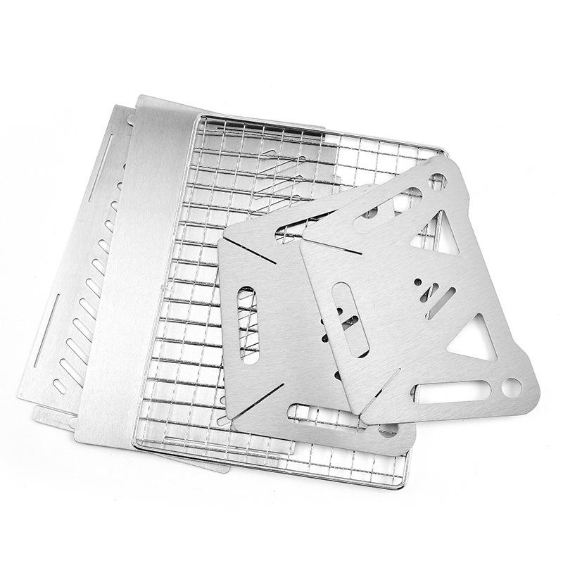 Faltbarer Ultraleichter Edelstahl Outdoor Holzofen - Mehrzweck, Tragbarer Grill & Feuerstelle