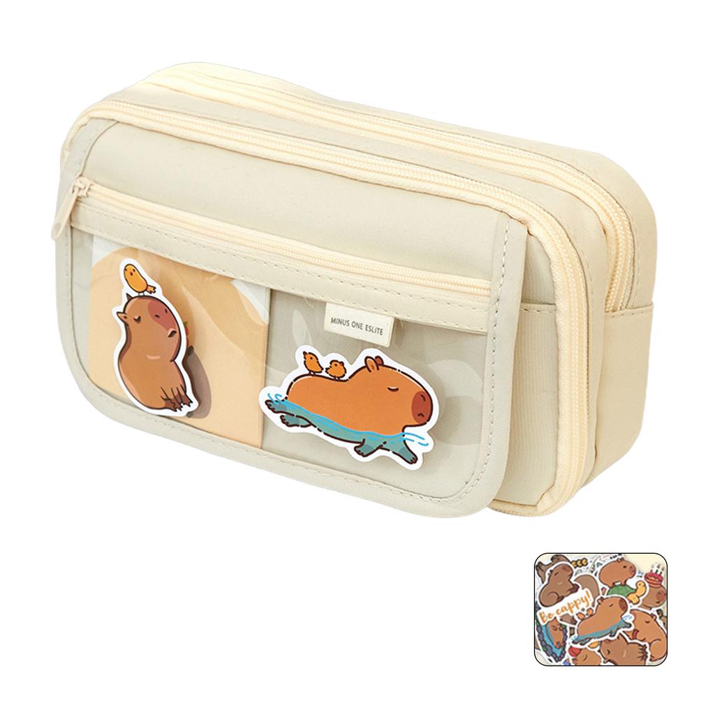 Pencil Bag Stationery Bag Pencil Case Large Capacity Pen Pouch Desk Organizers Marker Pen Case School Office Supplies