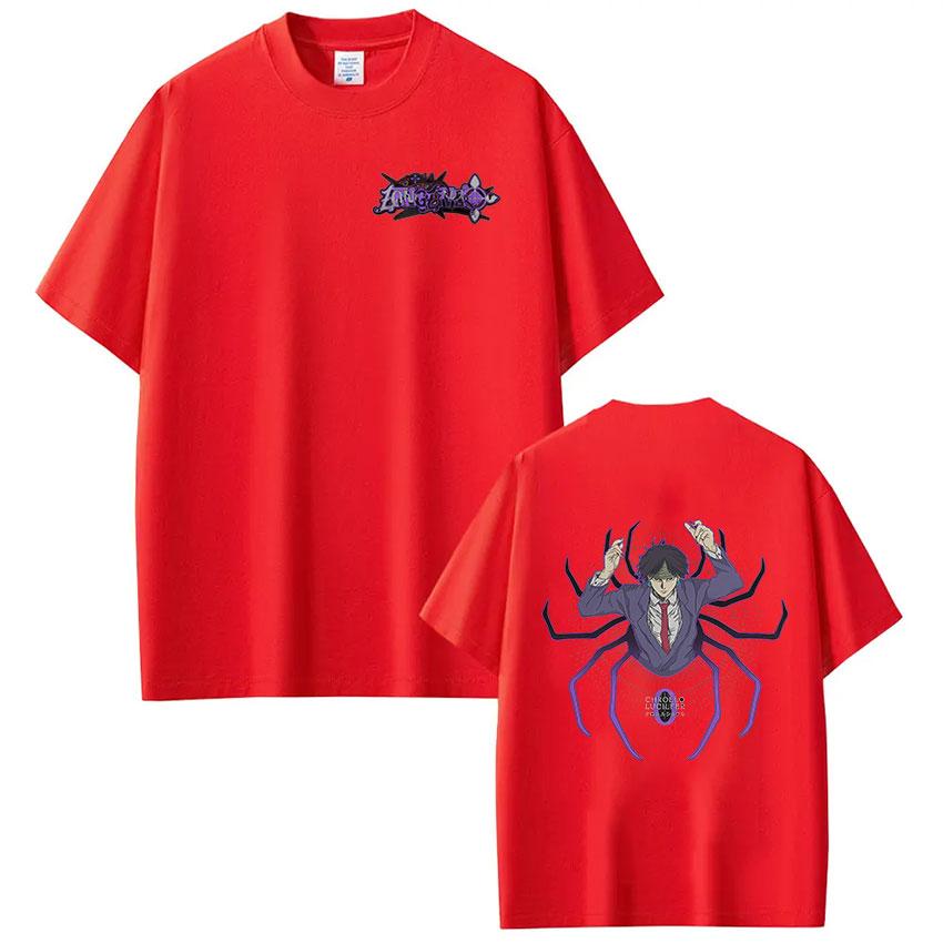 Anime Hunter X Hunter T Shirt Spider Phantom Troupe Chrollo Lucilfer Short Sleeve Tshirt Men Women Cotton Casual Loose Tshirts