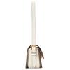 Coach Simple Solid Color Leather Shoulder Tote Bag Small Women Bags Beige CAM18-B4HA