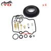 4 sady pro SUZUKI RF600R 1994-1996 RF900R RF600 RF900 RF 600 900 R 600R 900R Sada na opravu karburátoru jehlový ventil těsnění vzduchový šroub