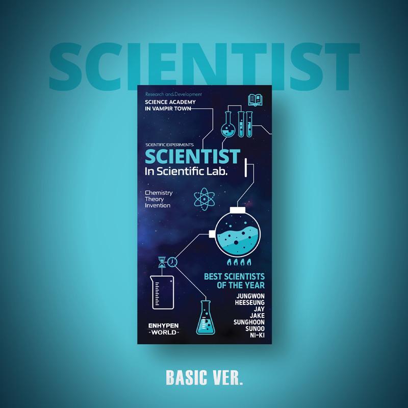 ENHYPEN COLECȚIE DE CARDURI CU CUPON WORLD (SCIENTIST BASIC Ver.)