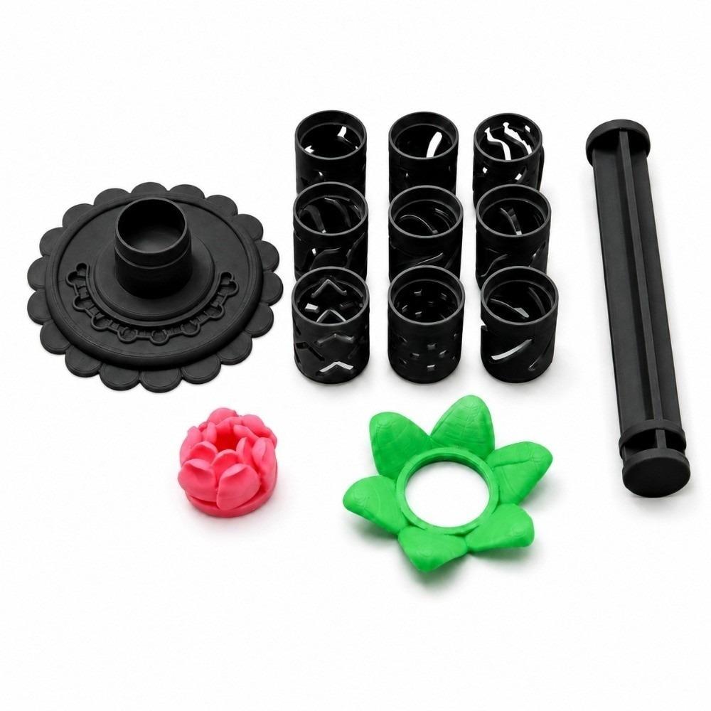 Reusable Polymer Clay Flower Shaper Modular Petal Mold Set Modular Clay Bloom Maker Modeling Clay