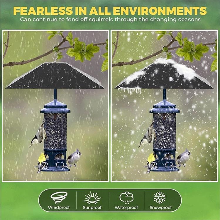 Squirrel Proof Hanging Baffle For Bird Feeders Metal Easy Installation Gadget For Outdoor Use