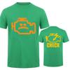 Mechanic Auto Repair Check Engine Light T-Shirt Funny Birthday Gift for Men Daddy Father Husband Short Sleeve Tee T Shirt Top