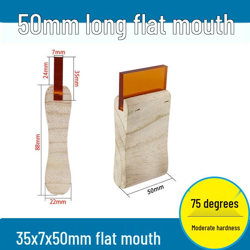 

Дерев яна ручка ракеля для трафаретного друку з міцним гумовим лезом для водного та олійного використання