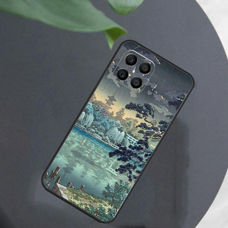 Ukiyo-e Japanese Art For Honor Magic 7 Lite 6 5 8 Pro Case For Honor 200 400 70 90 X8c X8b X9a X9b X9c X9d Win RT
