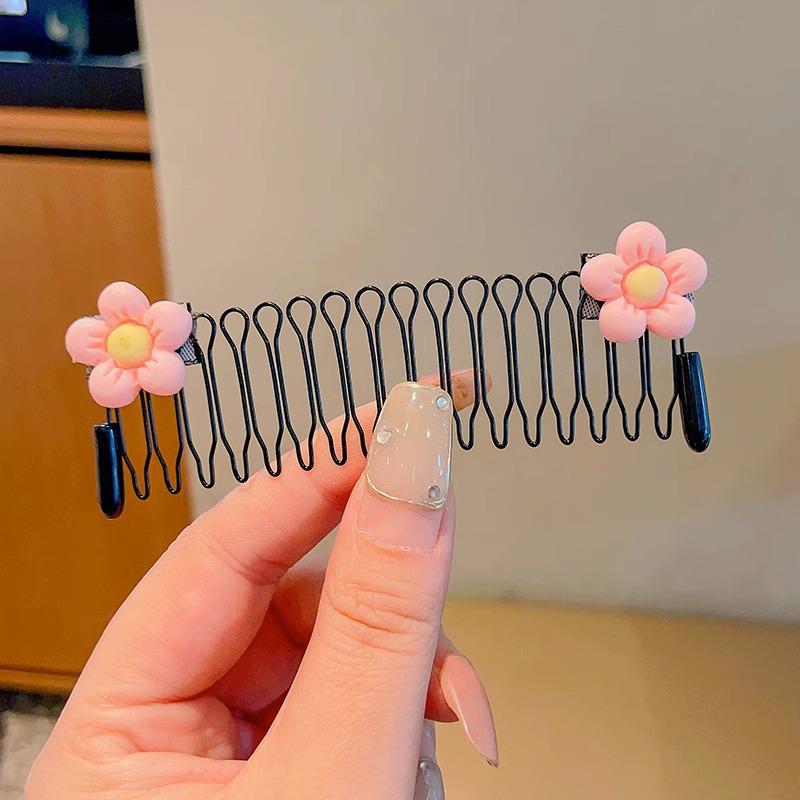 Girls' Summer Cartoon Baby Hair Comb - Gentle, Secure, Non-Damaging Hair Care Accessory