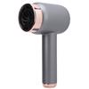 Cordless Ionic Hair Dryer Portable Stylish Hot Cold Wind Blow Dryer for Home and Travel Dark Gray