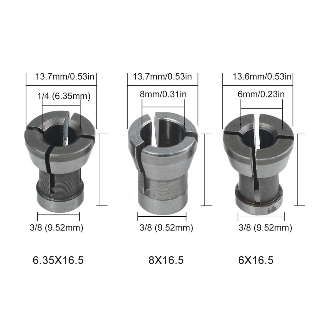 Router Collet Adapter Collet Chuck Adapter High Strength