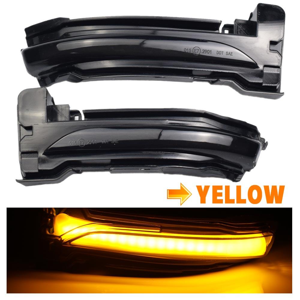 

Car Accessories LED Dynamic Turn Signal Side Wing Mirror Indicator Light Lamp For Ford Focus 4 MK4 2019 2020 ST 2025 LHD жёлтый