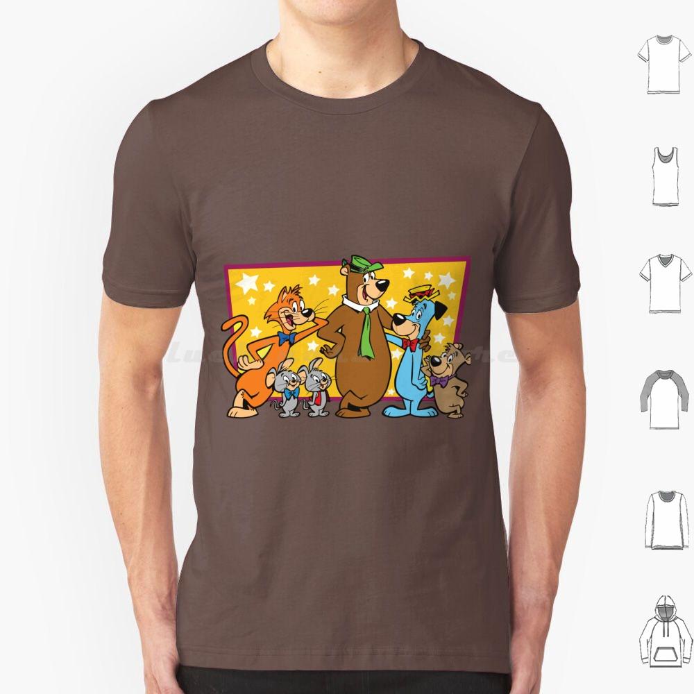 Huckleberry Hound And Friends T Shirt Big Size 100 Cotton Huckleberry Hound Huckleberry Hound Tombstone Retro 1970s 70s 80s S