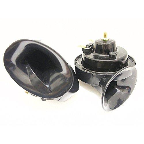Stardust SD-HORN02-24V-BK 24V Pleasant Sound Horn European Electronic Horn Black (For 24V)
