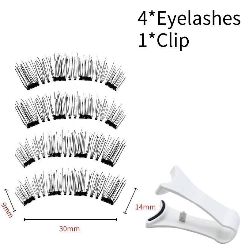 

Ресницы Магнитные Накладные Набор Подводка Пинцет Черный Многоразовый Женский Инструмент Красота Style M