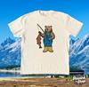 Bear Fishing TShirt, Comfort Colors Wildlife Graphic Tee, Vintage Nature Lover Gift for Fisherman