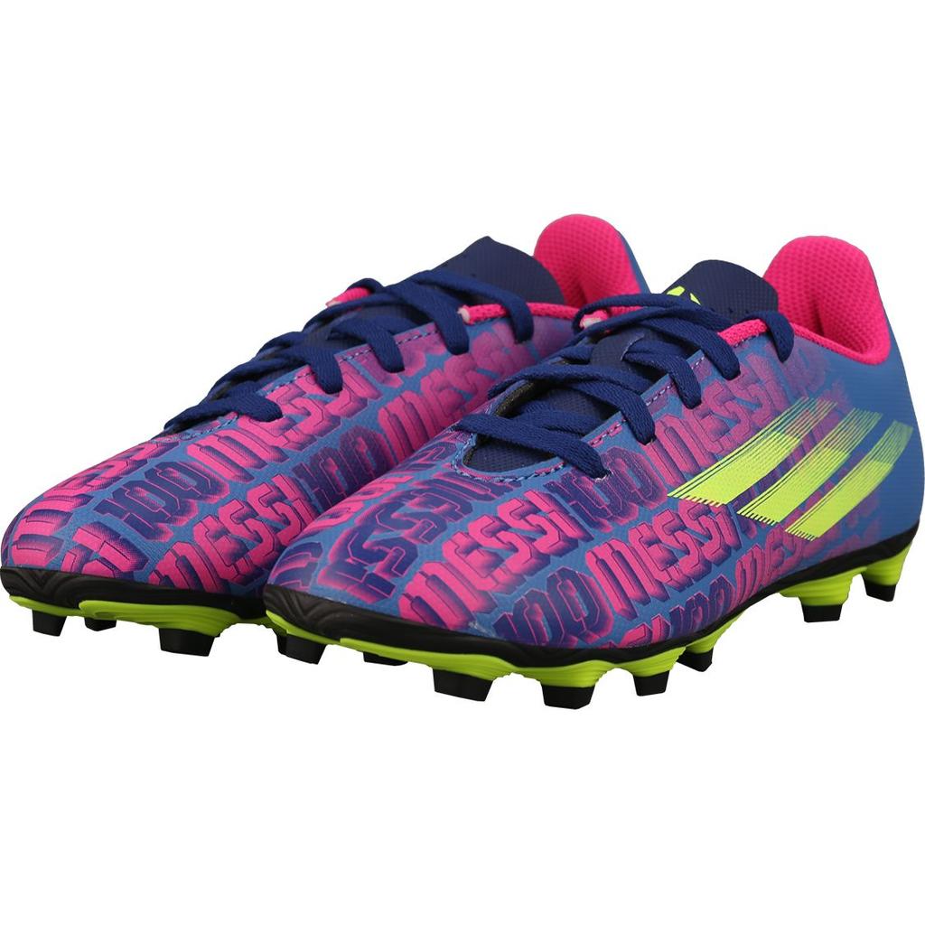 adidas X Speedflow Messi.4 FG J Numbersup Kids Sneakers Blue Victory-Blue Shock-Pink FY6933