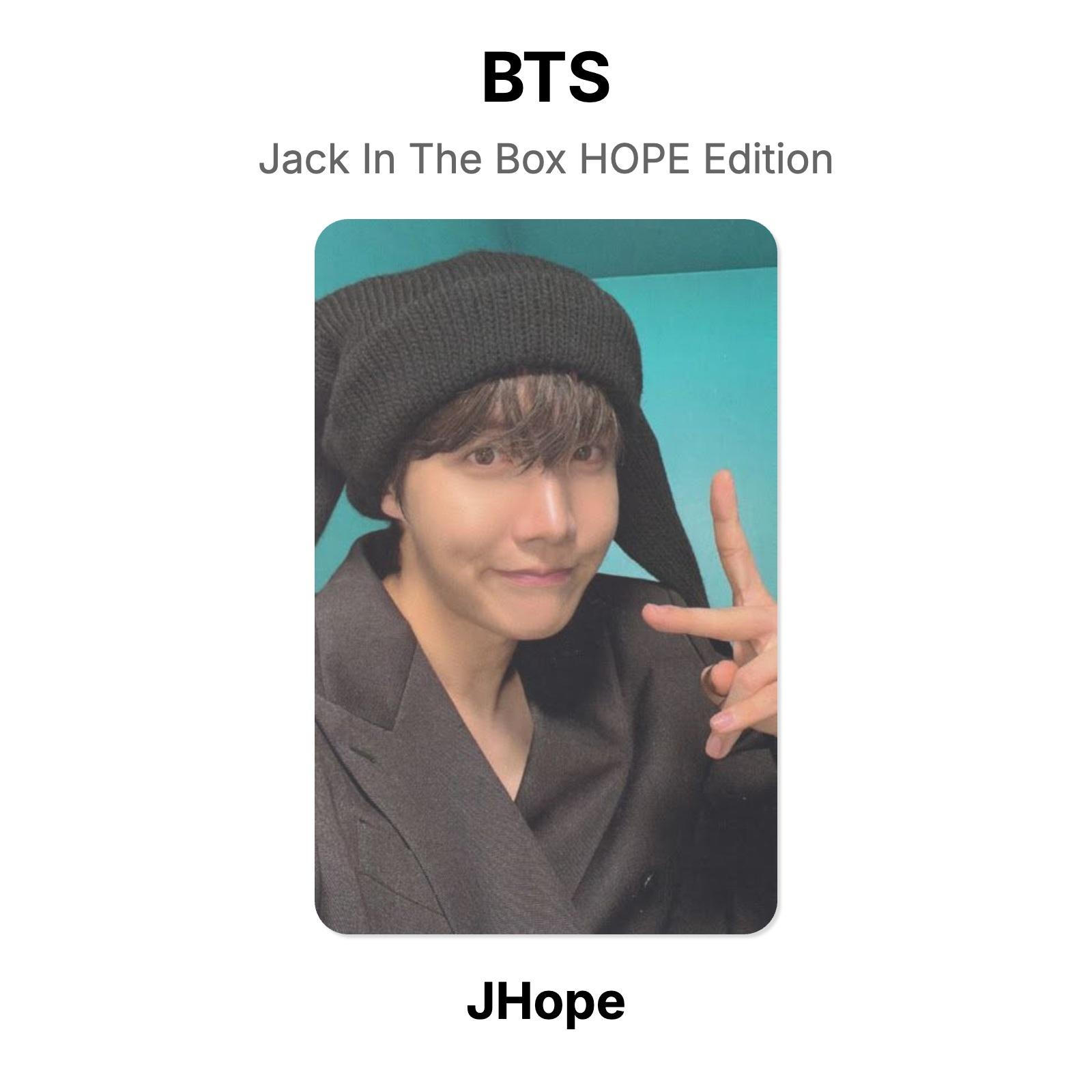 BTS Jack In The Box HOPE Edition Official Photocard J-Hope 02