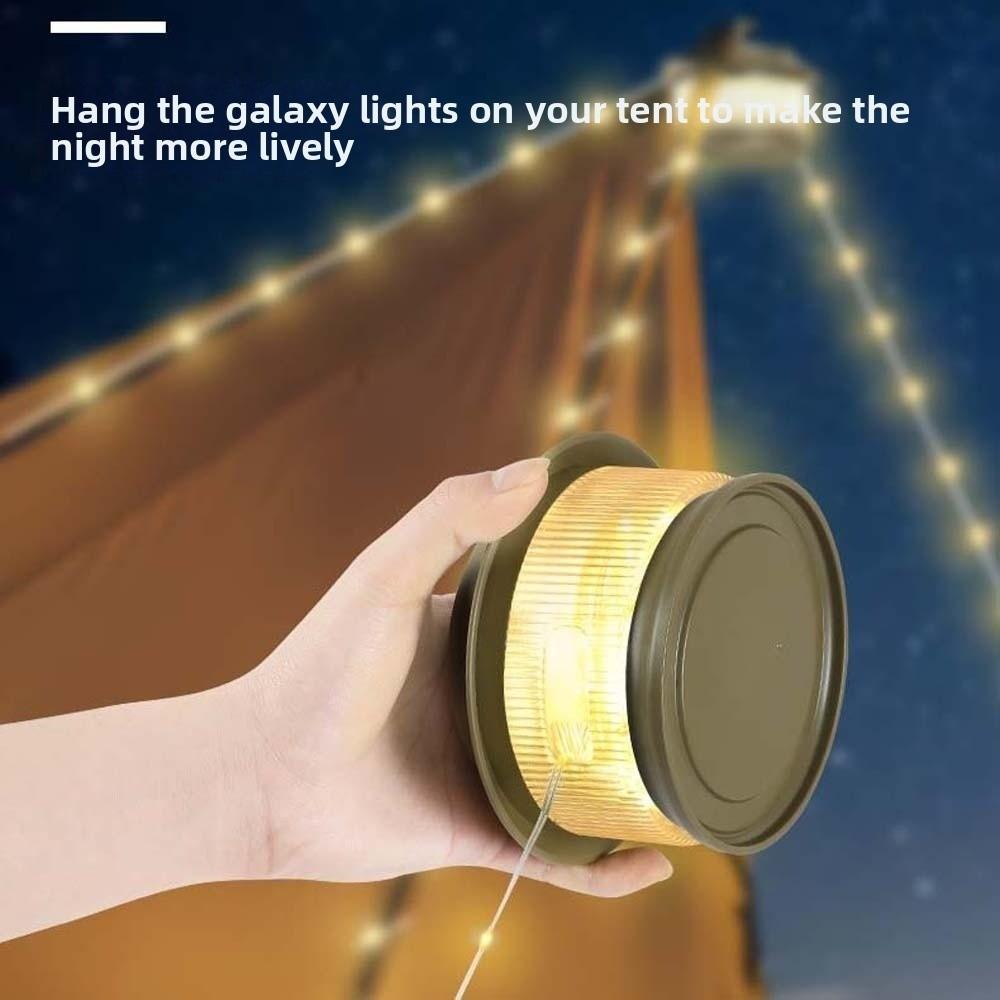 Recyclable Light String Camping Lantern Waterproof Retro Tent Lamp  Yard