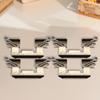 4Pcs Front Brake Pad Fitting Kit Shims Front Disc Brake Caliper Hardware Kit Car Brake Fitting Kit for Ford Fiesta MK7 08-17