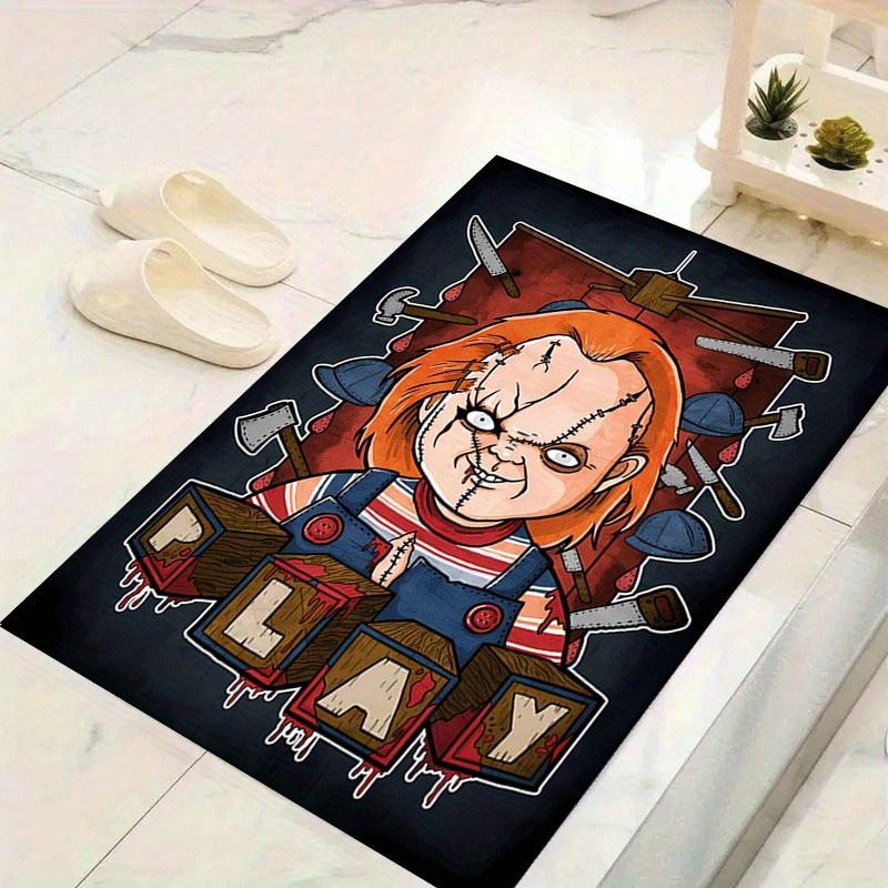 1pc Chucky Pattern Area Rug, Anti slip Non Shedding Stain Resistant Carpet