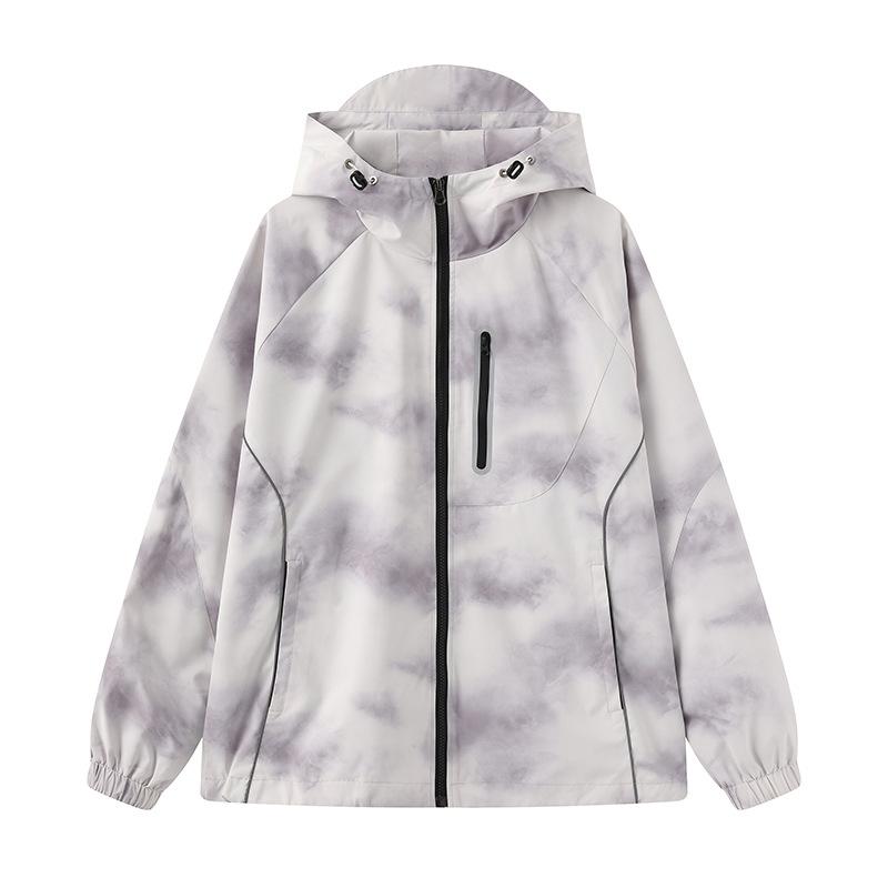 

Jacket Men s Spring and Autumn Hooded Jacket Men s Couple Loose Versatile Outdoor Windproof Water Blocking Charge On Clothes XXXL