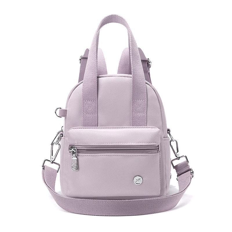 Schoolbag New Backpack Fashion Lightweight Versatile Women's Nylon Cloth Portable Travel School Bag Large Capacity Backpack Oxford Cloth
