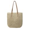 New Casual One Shoulder Straw Woven Bag, Hand Woven Bag, Women's Bag, Large Capacity Tote Bag, Beach Vacation Bag
