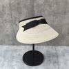 Summer Travel Empty Top Hat Women Can Store Sunscreen Straw Hat Sun Hat Hollow Straw Visor Hat