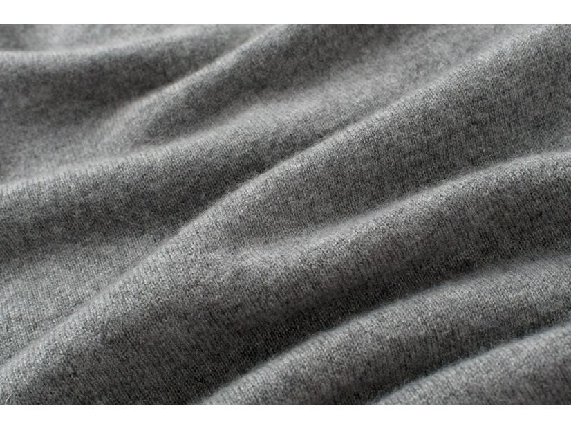 Women's Plus Size 100% Pure Cashmere Loose Warm Polo Collar Sweater