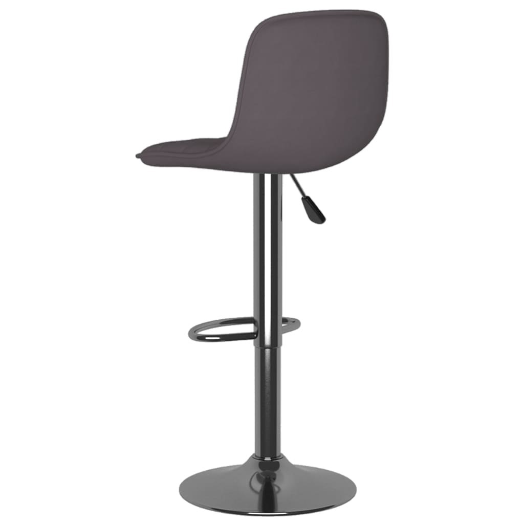 Bar Stool Set of 2 Taupe Fabric