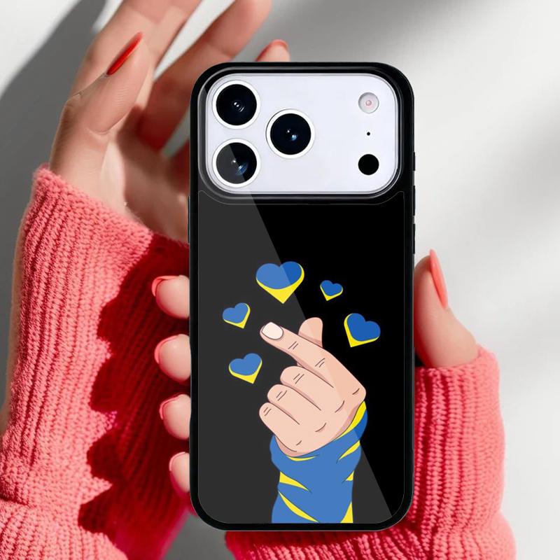 

Grungy I Love U=kraine Heart Flag Phone Case for iPhone 17 16 15 14 13 Pro Max Back Cover for 12 11 Pro Coque iPhone 15 Plus