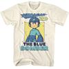 Mega Man The Blue Bomber Natural Gaming Shirt