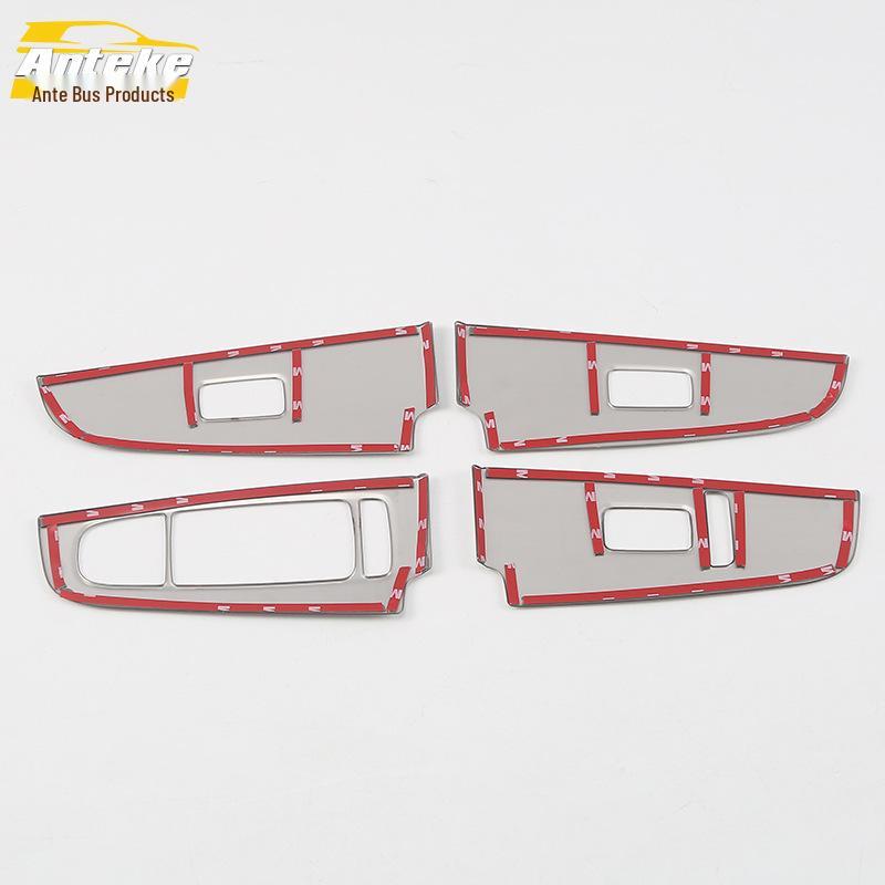 Fits 18 Models: Tang Glass Lift Decorative Panel & Car Window Armrest Switch Frame Accessories