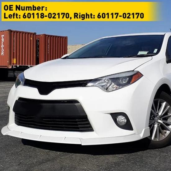 2x Car Side Mirror Corner Triangle Trim Cover Fit For Toyota Corolla 2014-2016