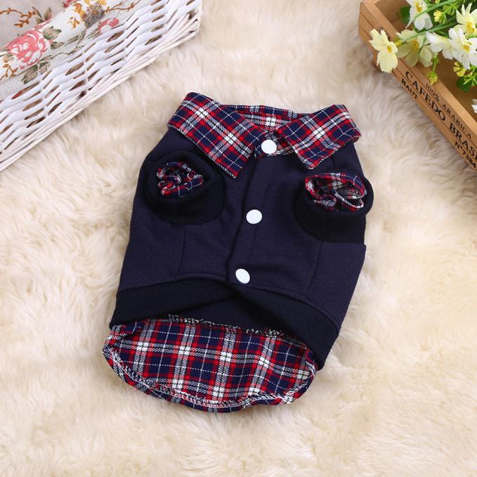Pet Dog Cat Shirt Puppy Winter Warm Clothes Sweater Costume Jacket Coat