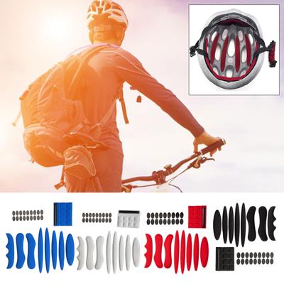 27Pcs Bike Helmet Padding Kit Universal Bicycle Replacement Foam Pad Padding Helmet Cushion Mat for Motorcycles Helmets