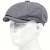 Newsboy Brand Latest Fresh Wool Color Plain Solid School Old Vintage Caps Men British Painters Hats Spring Autumn Berets Flat Cap Hip Hop Urban