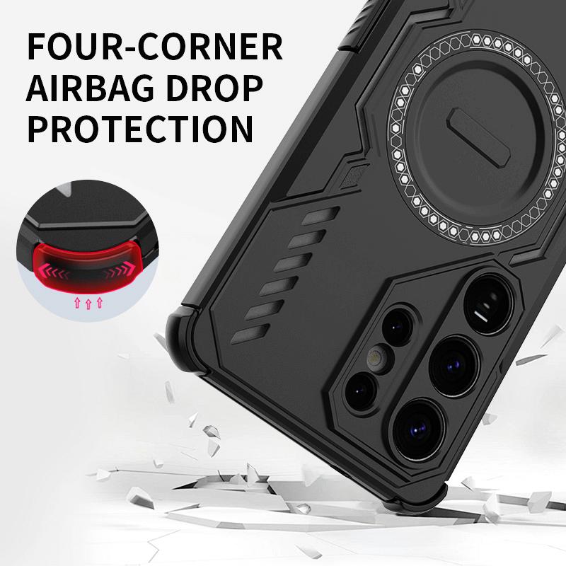 KEYSION Hollow Heat Dissipation Case for Samsung S26 Ultra 5G Magnetic Cooling Shockproof Phone Cover for Galaxy S26 S26+ Plus