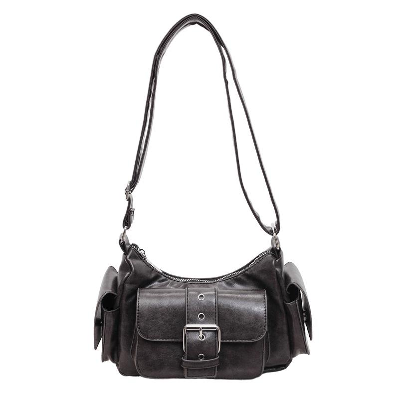 Motorcycle Bag - Trendy Personalized Crossbody Bag for Commuting, Single-shoulder Bag with Armpit Strap